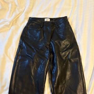 melina faux leather pant